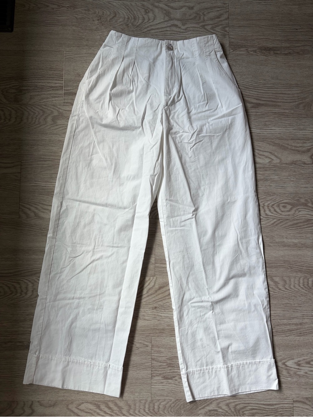 Classic Zara White Girl’s Trousers - Straight Fit